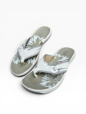 Clarks Breeze Sea Sandals Everyday Summer Coastal Comfort Walking Women's size 7